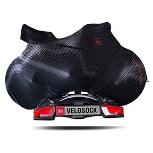 Bike transport cover VELOSOCK Carbon Black Road WR