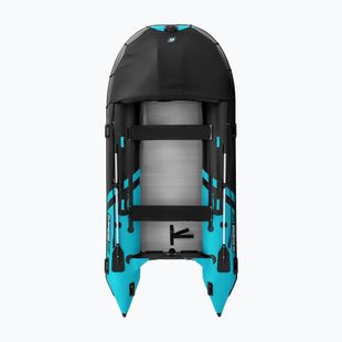 7-person inflatable boat Gladiator C420 AL black/turquoise