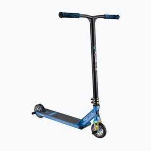 Globber Stunt GS 900 Deluxe black/neochrome blue children's freestyle scooter