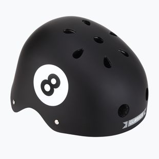 Children's helmet Globber Elite Lights black 8 ball