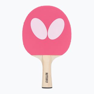 Table tennis racket Butterfly Logo pink