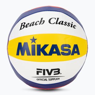 Mikasa volleyball BV1.550C white/blue/yellow/orange size 1.5