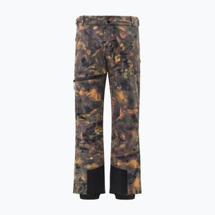 Men's ski trousers Descente Light Insulated coated leaves
