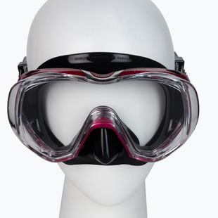 TUSA Tri-Quest Fd Diving Mask Black-Red M-3001