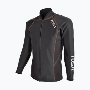 Men's swimming longsleeve TUSA Rashguard Thermal black