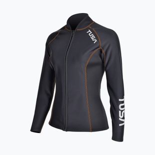 Women's swim longsleeve TUSA Rashguard Thermal black