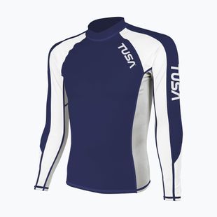 Men's swimming longsleeve TUSA Navy blue rashguard