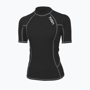 Women's swim top TUSA Black rashguard