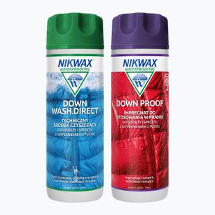 Nikwax Down Wash Direct & Down Proof 2 x 300 ml for care of down-filled clothing and equipment