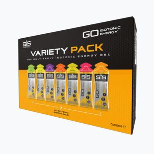 Isotonic gel Science in Sport GO Isotonic Energy 7 x 60 ml apple/limlem/blkcurnt/troal/pnkgrape/orang/pinple