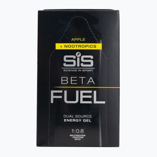Energy gel set Science in Sport Beta Fuel Energy + Nootropics 6 x 60 ml apple