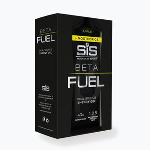 Energy gel set Science in Sport Beta Fuel Energy + Nootropics 6 x 60 ml apple
