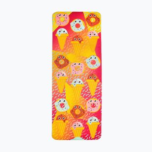 Children's yoga mat Myga Sweet Tooth yellow