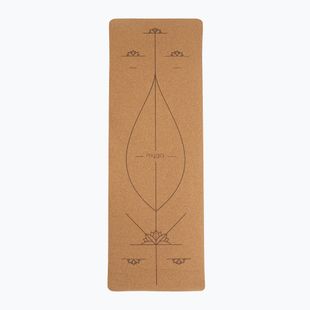 Yoga mat Myga Alignment XL 6 mm brown