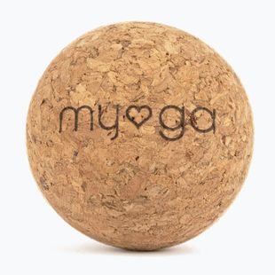 Massage ball Myga 5 cm brown