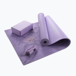 Yoga set Myga Chakra Yoga Set mat + block + purple strap
