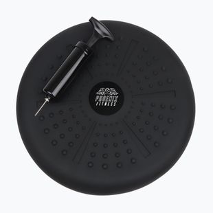 Sensory cushion Phoenix Fitness two-sided 33 cm black