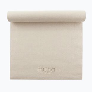 Yoga mat Myga Entry Level 4 mm ecru