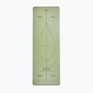 Yoga mat Myga Alignment XL 6 mm green