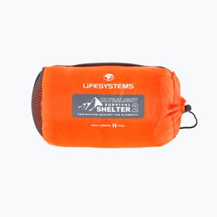 Lifesystems Ultralight Survival Shelter 2 two-person emergency tent orange LM42330