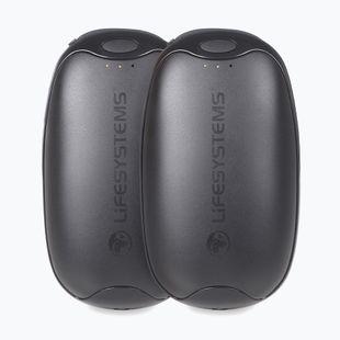 Lifesystems Rechargeable Dual Palm Handwarmer USB & USB C black