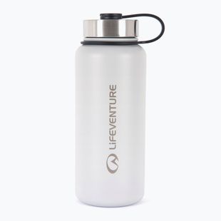 Lifeventure Stainless Steel Flask 1000 ml thermal bottle light grey
