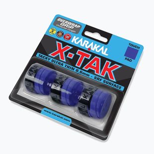 Squash racket wrap Karakal X Tak 3 pack blue