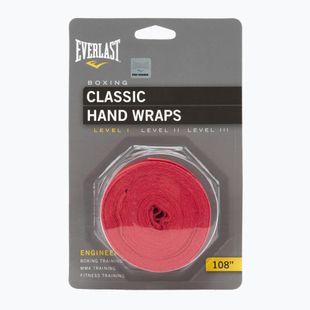 Boxing wraps Everlast 275 cm red