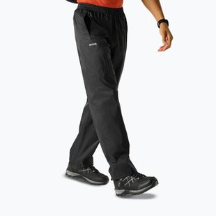 Men's trousers with membrane REGATTA Pack It Overtrousers black