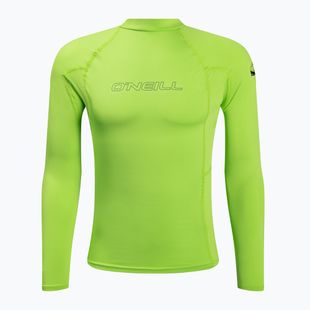 Men's O'Neill Basic Skins lime green swim shirt 3342