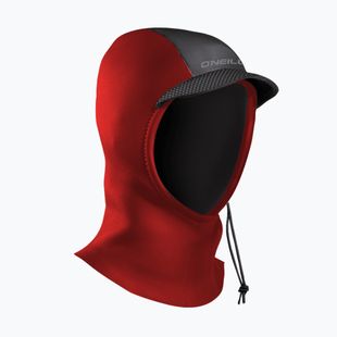 Children's neoprene hood O'Neill Youth Psycho Hood 3 mm red