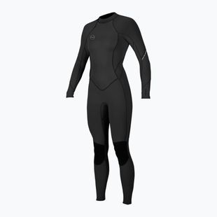 Women's swimming wetsuit O'Neill Bahia 3/2 Back Zip Full black/black/black