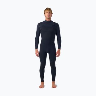 Men's swimming wetsuit O'Neill Hyperfreak 5/4+ mm Chest Zip Full black/black