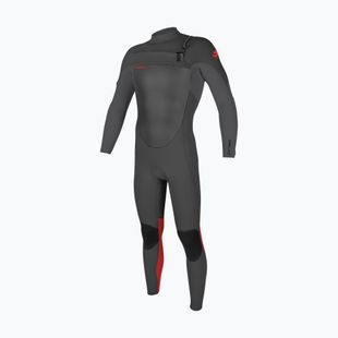 Children's wetsuit O'Neill Youth Epic 5/4 Chest Zip Full graphite/smoke/red