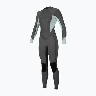 Women's O'Neill Bahia 3/2 Back Zip Full hy8 graphite/mirage tropical/m Wetsuit