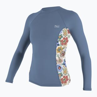 Women's swimming longsleeve O'Neill Side Print Rash Guard infinity/talitha