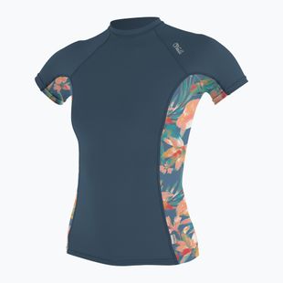 Women's swim shirt O'Neill Side Print Rash Guard black/mikah floral