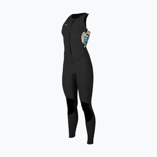 O'Neill Bahia 1.5mm Front Zip black/mikah floral/black women's wetsuit