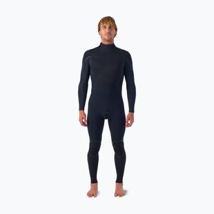 Men's swimming wetsuit O'Neill Hyperfreak Fire 4/3+ mm Back Zip Full black/black