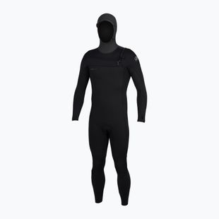 Men's wetsuit O'Neill Epic 6/4 Chest Zip with Hood black/black/black