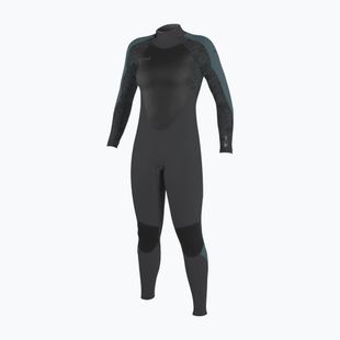 Women's swimming wetsuit O'Neill Epic 3/2 Back Zip Full IT1 tempered steel/shaded island sky/shade