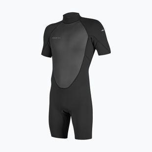 Men's swimming wetsuit O'Neill Reactor-2 2mm Back Zip SS Spring HJ5 black/black