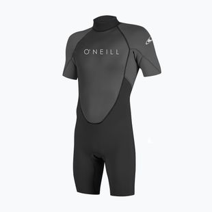 Men's swimming wetsuit O'Neill Reactor-2 2mm Back Zip SS Spring HJ5 black/graphite