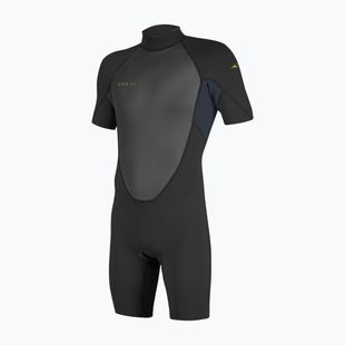 Children's swimming wetsuit O'Neill Youth Reactor-2 2mm Back Zip SS Spring black/slate