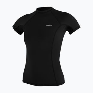 Women's swim top O'Neill Basic Skins Rash Guard SS black
