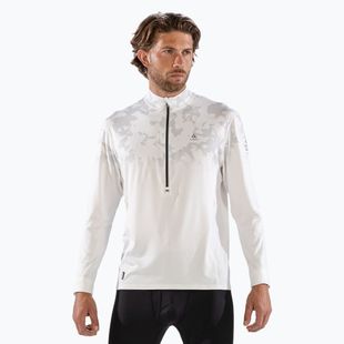 Men's Surfanic Bodyfit CarbonDri Limited Edition Zip Neck thermal longsleeve optic white
