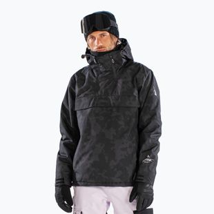 Men's ski jacket Surfanic Whiteroom Map black