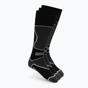 Women's ski socks Surfanic Pro Tech Plus 3Pk Sock black