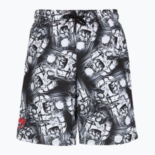 Speedo Print Leisure 17" black/white children's swim shorts