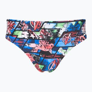 Speedo Allover 6.5 cm Children's swimming briefs black/blue